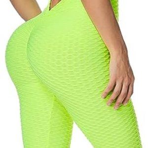 Neon Yellow SEASUM Leggings full body suit